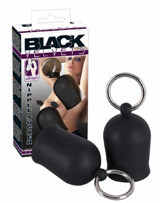 Жіночі помпи - Black Velvets Nipple Suckers Жіночі помпи - Black Velvets Nipple Suckers