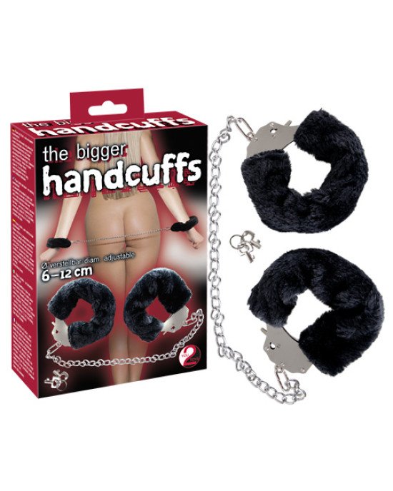 Наручники - Bigger Furry Handcuffs 6-12cm Наручники - Bigger Furry Handcuffs 6-12cm
