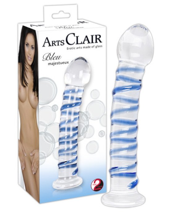 Скляний фалоімітатор - Arts Clair Bleu Majestueux Скляний фалоімітатор - Arts Clair Bleu Majestueux