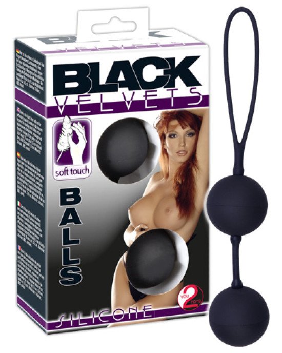 Вагінальні кульки - Black Velvets Balls Silicone Вагінальні кульки - Black Velvets Balls Silicone