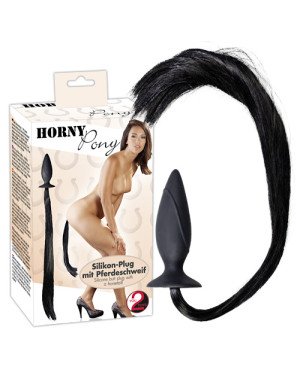 Анальна пробка - Horny Pony Whip Plug