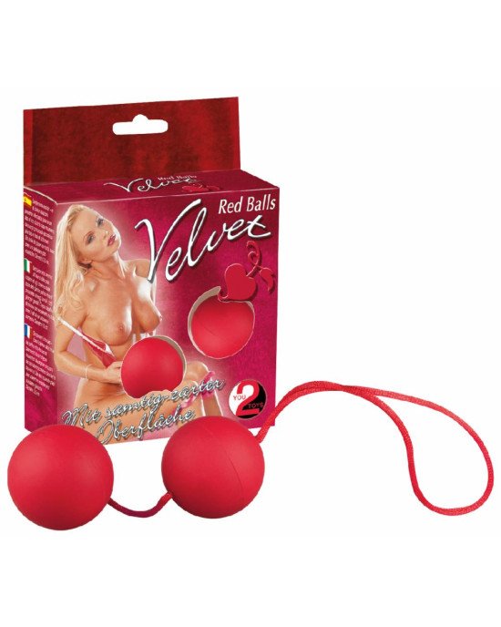 Вагінальні кульки - Velvet Red Balls Вагінальні кульки - Velvet Red Balls