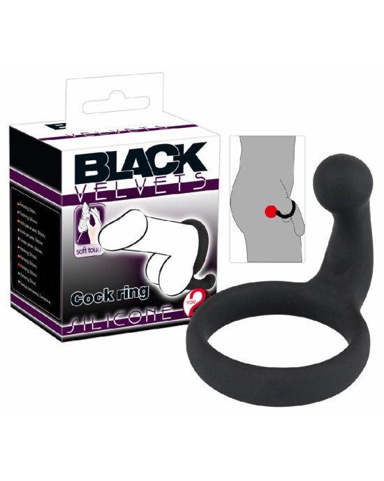 Ерекційне кільця - Black Velvets Cock RIng Ерекційне кільця - Black Velvets Cock RIng