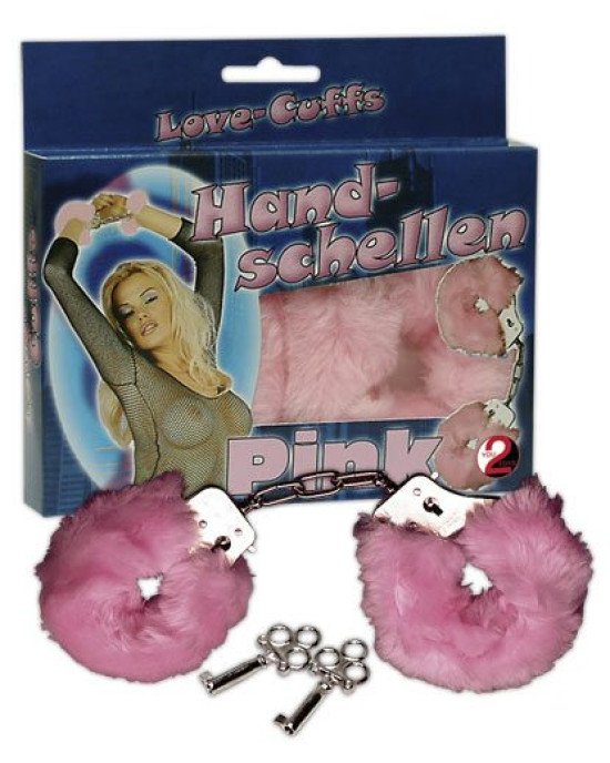 Наручники - HandschellenLove Cuffs, рожеві Наручники - HandschellenLove Cuffs, рожеві