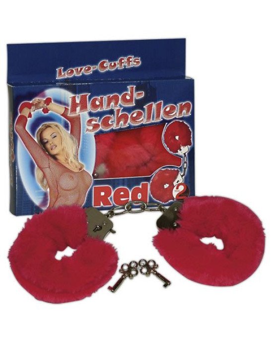 Наручники - Handschellen Love Cuffs, червоні Наручники - Handschellen Love Cuffs, червоні