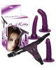 Страпон - Bad Kitty Strap-On purple Set Страпон - Bad Kitty Strap-On purple Set