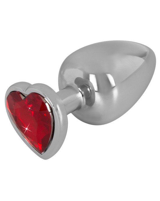 Анальна пробка - Aluminium Butt Plug with a Decorative Gem Анальна пробка - Aluminium Butt Plug with a Decorative Gem