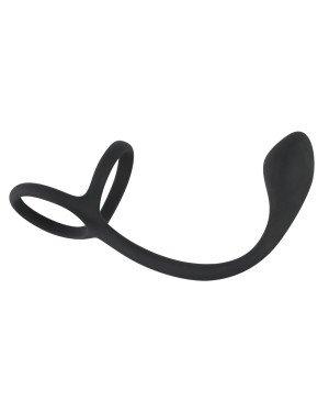 Ерекційне кільце - Black Velvets Cock & Ball Ring + Plug