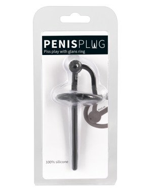 Уретральний стимулятор - Penisplug Piss Play with glans ring