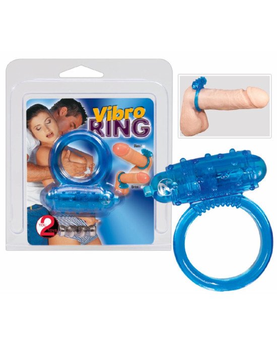 Ерекційне кільце - Vibro Ring Silikon Blue Ерекційне кільце - Vibro Ring Silikon Blue