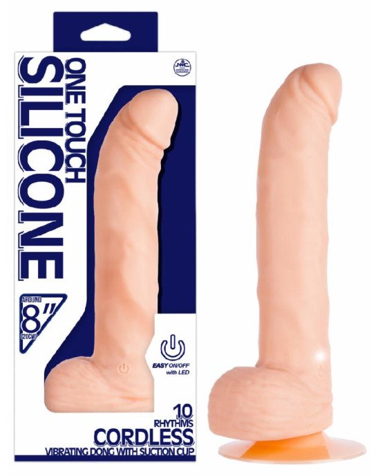 Реалістичний вібратор - One Touch Silicone 8 Vibrator Реалістичний вібратор - One Touch Silicone 8 Vibrator