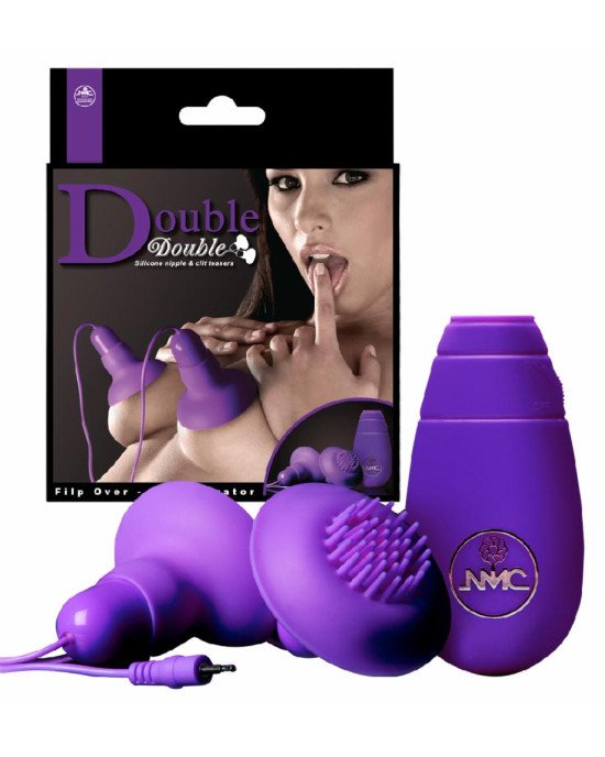 Жіночі помпи - Double Double Nipple and Clitoris Stimulators