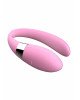 Вібратор для пар - V-Vibe Pink, USB, 7 Function, Remote Control
