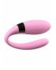 Вібратор для пар - V-Vibe Pink, USB, 7 Function, Remote Control