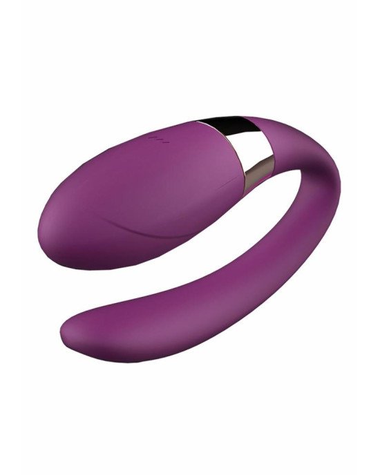 Вібратор для пар - V-Vibe Purple, USB, 7 Function, Remote Control