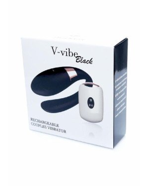 Вібратор для пар - V-Vibe Black, USB, 7 Function, Remote Control Вібратор для пар - V-Vibe Black, USB, 7 Function, Remote Control