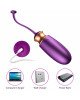 Віброяйце - Vibrating Silicone Love Egg Purple, USB, 10 Function, Heating, Voice Control Віброяйце - Vibrating Silicone Love Egg Purple, USB, 10 Function, Heating, Voice Control