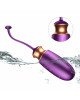 Віброяйце - Vibrating Silicone Love Egg Purple, USB, 10 Function, Heating, Voice Control Віброяйце - Vibrating Silicone Love Egg Purple, USB, 10 Function, Heating, Voice Control