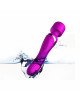 Вібромасажер - Silicone Dual Massager, USB, 7+7 Function, Purple Вібромасажер - Silicone Dual Massager, USB, 7+7 Function, Purple