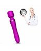 Вібромасажер - Silicone Dual Massager, USB, 7+7 Function, Purple Вібромасажер - Silicone Dual Massager, USB, 7+7 Function, Purple