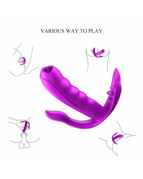 Стимулятор - Silicone Panty Vibrator USB, 7 Function, Heating Стимулятор - Silicone Panty Vibrator USB, 7 Function, Heating
