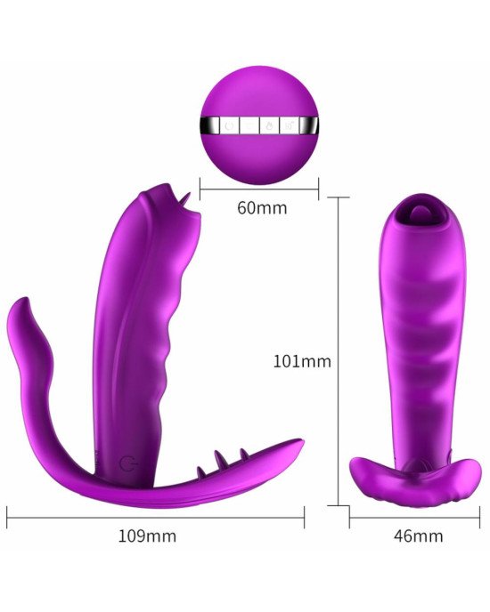 Стимулятор - Silicone Panty Vibrator USB, 7 Function, Heating Стимулятор - Silicone Panty Vibrator USB, 7 Function, Heating