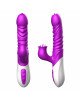 Вібратор - Silicone Vibrator, USB, 10 Function &Thrusting Function, Heating