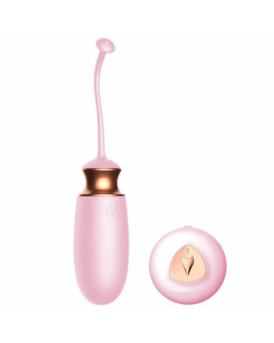 Віброяйце - Vibrating Silicone Love Egg Pink, USB, 10 Function, Heating, Voice Control Віброяйце - Vibrating Silicone Love Egg Pink, USB, 10 Function, Heating, Voice Control