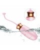 Віброяйце - Vibrating Silicone Love Egg Pink, USB, 10 Function, Heating, Voice Control Віброяйце - Vibrating Silicone Love Egg Pink, USB, 10 Function, Heating, Voice Control