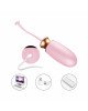 Віброяйце - Vibrating Silicone Love Egg Pink, USB, 10 Function, Heating, Voice Control Віброяйце - Vibrating Silicone Love Egg Pink, USB, 10 Function, Heating, Voice Control