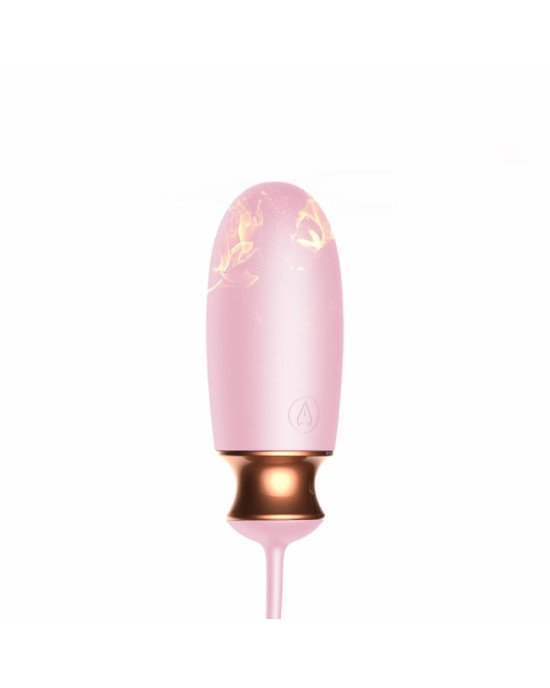 Віброяйце - Vibrating Silicone Love Egg Pink, USB, 10 Function, Heating, Voice Control Віброяйце - Vibrating Silicone Love Egg Pink, USB, 10 Function, Heating, Voice Control