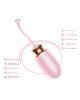 Віброяйце - Vibrating Silicone Love Egg Pink, USB, 10 Function, Heating, Voice Control Віброяйце - Vibrating Silicone Love Egg Pink, USB, 10 Function, Heating, Voice Control