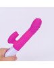 Вібратор - Silicone Vibrator USB 7 Function and Thrusting Function / Heating Purple Вібратор - Silicone Vibrator USB 7 Function and Thrusting Function / Heating Purple