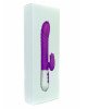 Вібратор - Silicone Vibrator USB 7 Function and Thrusting Function / Heating Purple Вібратор - Silicone Vibrator USB 7 Function and Thrusting Function / Heating Purple