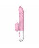 Вібратор - Silicone Vibrator USB 7 Function and Thrusting Function / Heating Pink Вібратор - Silicone Vibrator USB 7 Function and Thrusting Function / Heating Pink