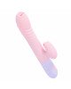 Вібратор - Silicone Vibrator USB 7 Function and Thrusting Function / Heating Pink Вібратор - Silicone Vibrator USB 7 Function and Thrusting Function / Heating Pink