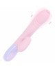 Вібратор - Silicone Vibrator USB 7 Function and Thrusting Function / Heating Pink Вібратор - Silicone Vibrator USB 7 Function and Thrusting Function / Heating Pink