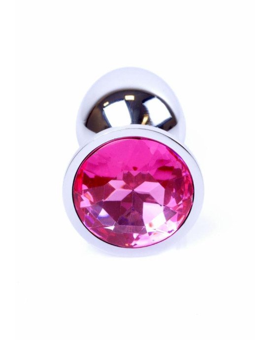 Анальна пробка - Jewellery Silver Plug Pink