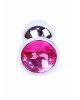 Анальна пробка - Jewellery Silver Plug Pink