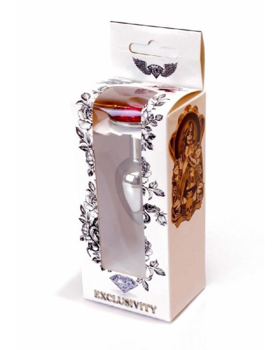 Анальна пробка - Jewellery Silver Plug Pink