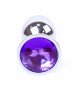 Анальна пробка - Jewellery Silver Plug Purple Анальна пробка - Jewellery Silver Plug Purple