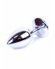 Анальна пробка - Jewellery Silver Plug Light Pink Анальна пробка - Jewellery Silver Plug Light Pink