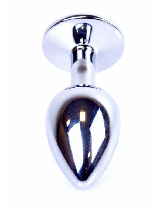 Анальна пробка - Jewellery Silver Plug Light Pink Анальна пробка - Jewellery Silver Plug Light Pink