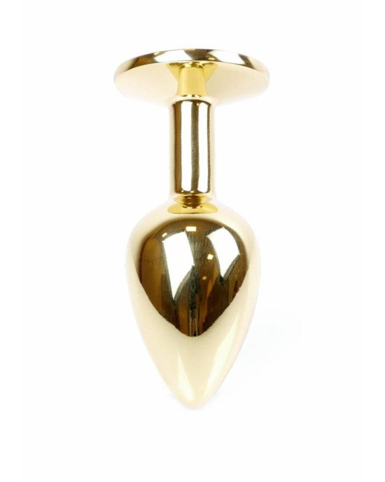 Анальна пробка - Jewellery Gold Plug Pink Анальна пробка - Jewellery Gold Plug Pink