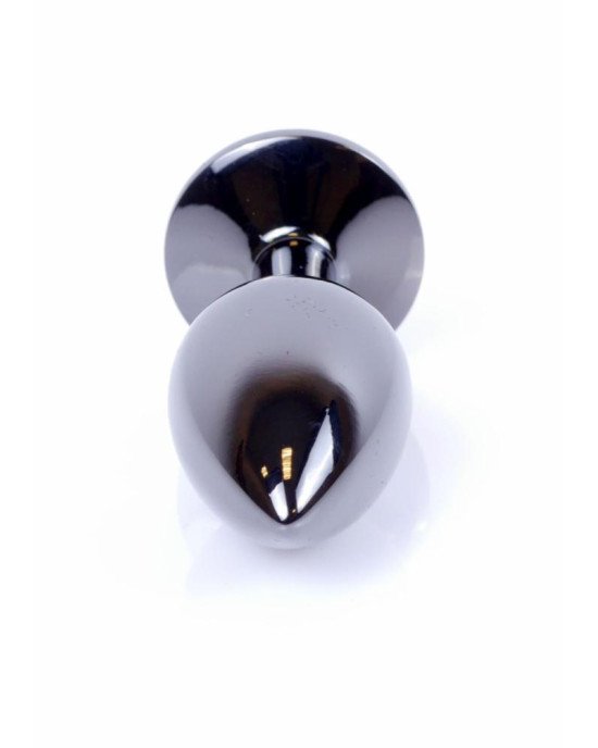 Анальна пробка - Jewellery Dark Silver Plug Green
