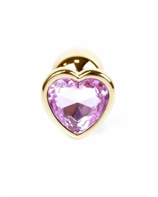 Анальна пробка - Jewellery Gold Heart Plug Rose Анальна пробка - Jewellery Gold Heart Plug Rose
