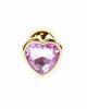 Анальна пробка - Jewellery Gold Heart Plug Rose Анальна пробка - Jewellery Gold Heart Plug Rose
