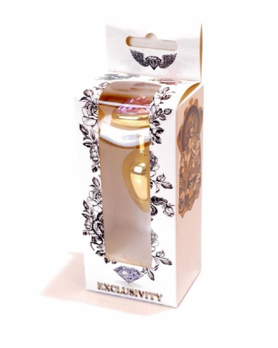 Анальна пробка - Jewellery Gold Heart Plug Rose Анальна пробка - Jewellery Gold Heart Plug Rose