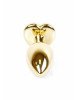 Анальна пробка - Jewellery Gold Heart Plug Red Анальна пробка - Jewellery Gold Heart Plug Red
