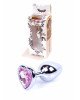 Анальна пробка - Jewellery Silver Heart Plug Light Pink Анальна пробка - Jewellery Silver Heart Plug Light Pink